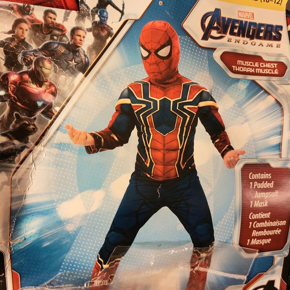 BNWT Iron Spider Costume -Size 10/12